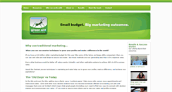 Desktop Screenshot of greenantmarketing.com