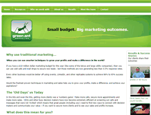 Tablet Screenshot of greenantmarketing.com